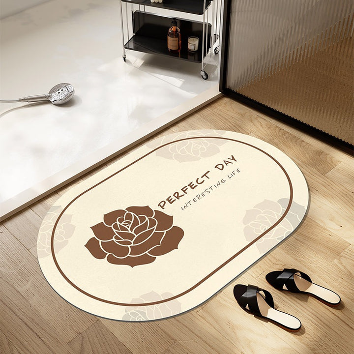 Unisex Non-Slip Memory Foam Bath Mat Bowlift