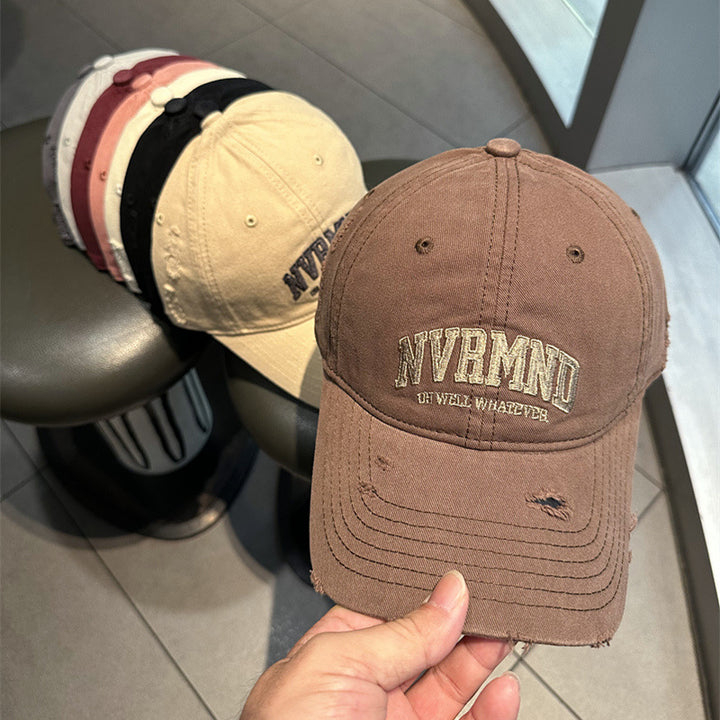 Men's Distressed Graphic Baseball Cap Bowlift