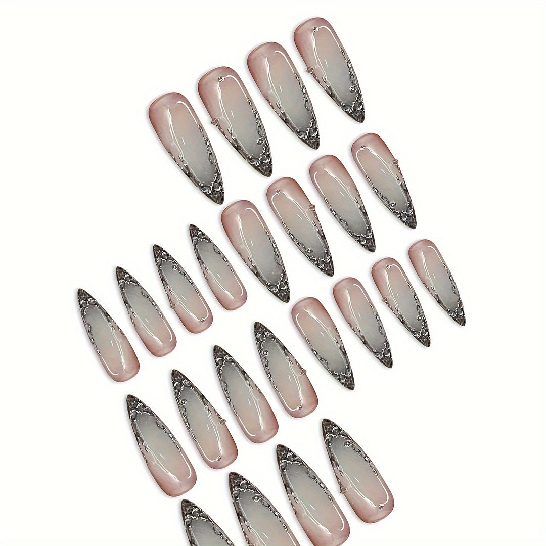 Trendy Sharp-Cornered Nail Enhancements Bowlift