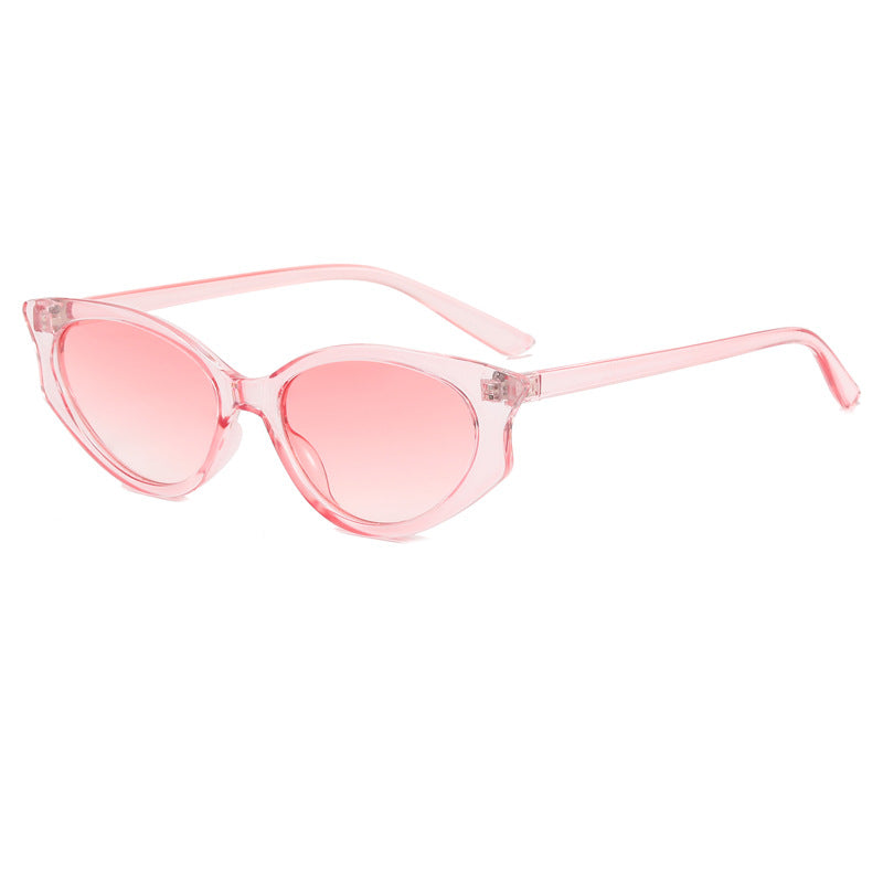 Women's Cat Eye Sunglasses with Transparent Frame Bowlift