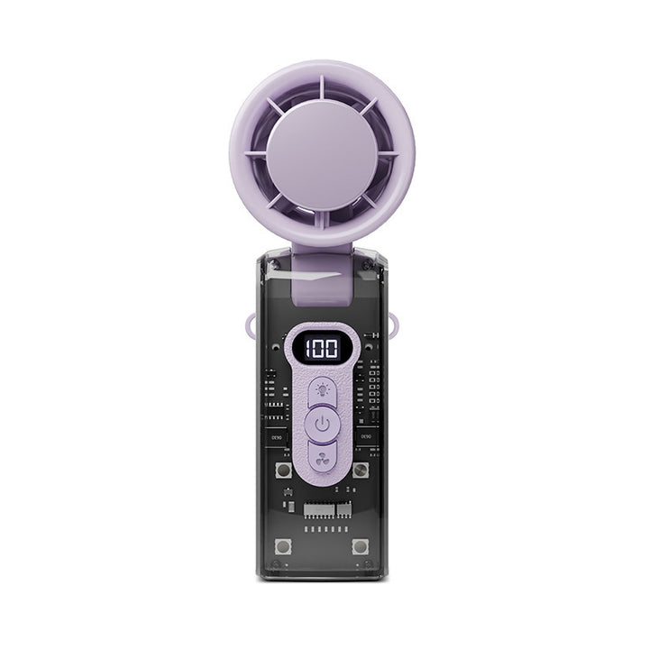 Women portable high-performance hand fan with digital control Bowlift