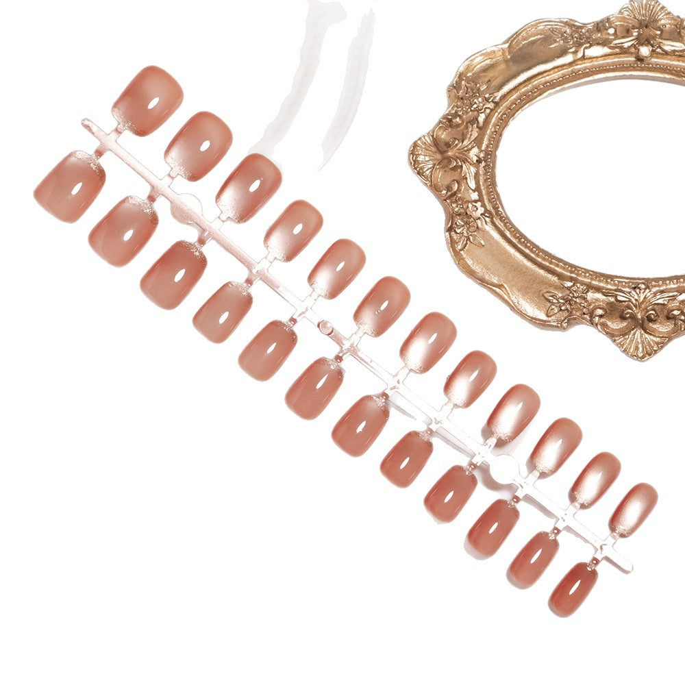Premium Glossy Gel Press-On Nail Set Bowlift