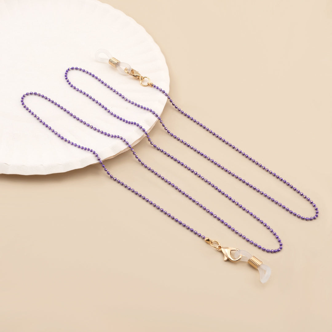 Elegant Beaded Eyewear Chain Bowlift