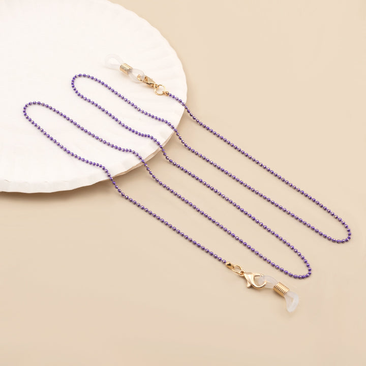 Elegant Beaded Eyewear Chain Bowlift