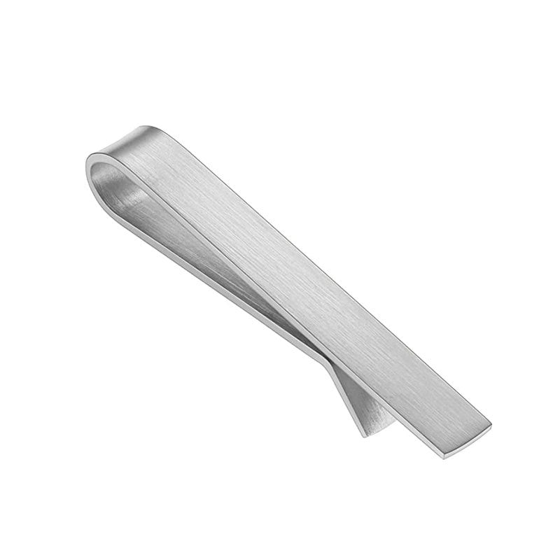 Sleek Metal Tie Clip Set Bowlift