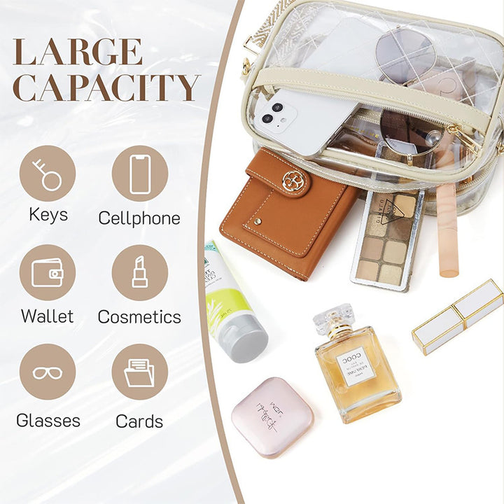 Transparent Cosmetic Organizer Bag Bowlift