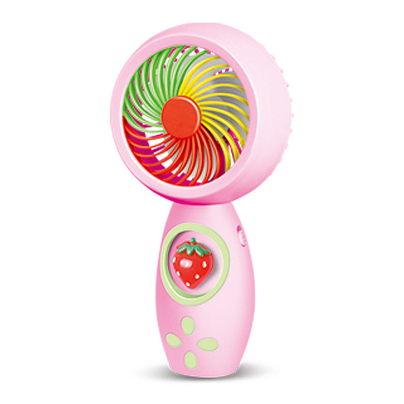 Unisex Portable Hand Fan with Playful Animal Design Bowlift