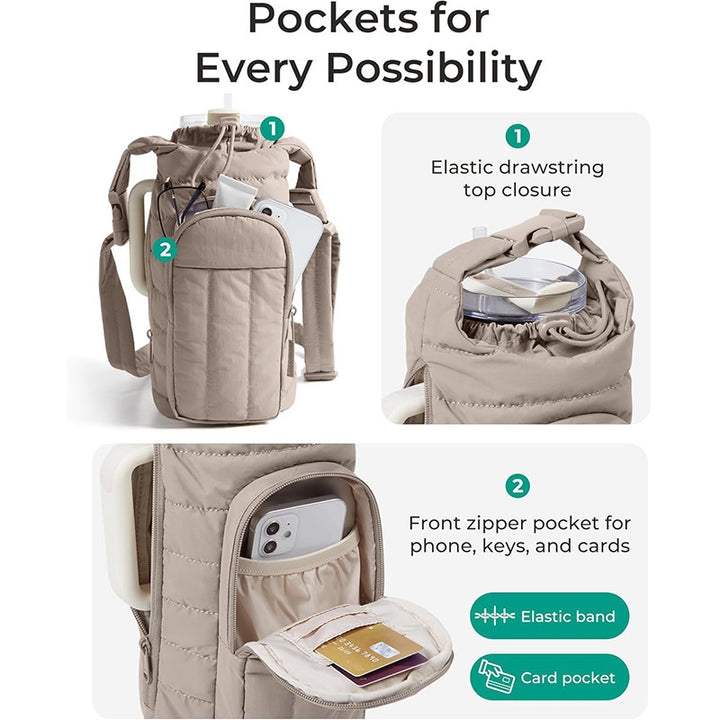 Insulated Drink Bottle Bag Bowlift