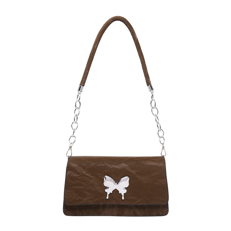 WoChic Designer Handbag with Butterfly Accent Bowlift