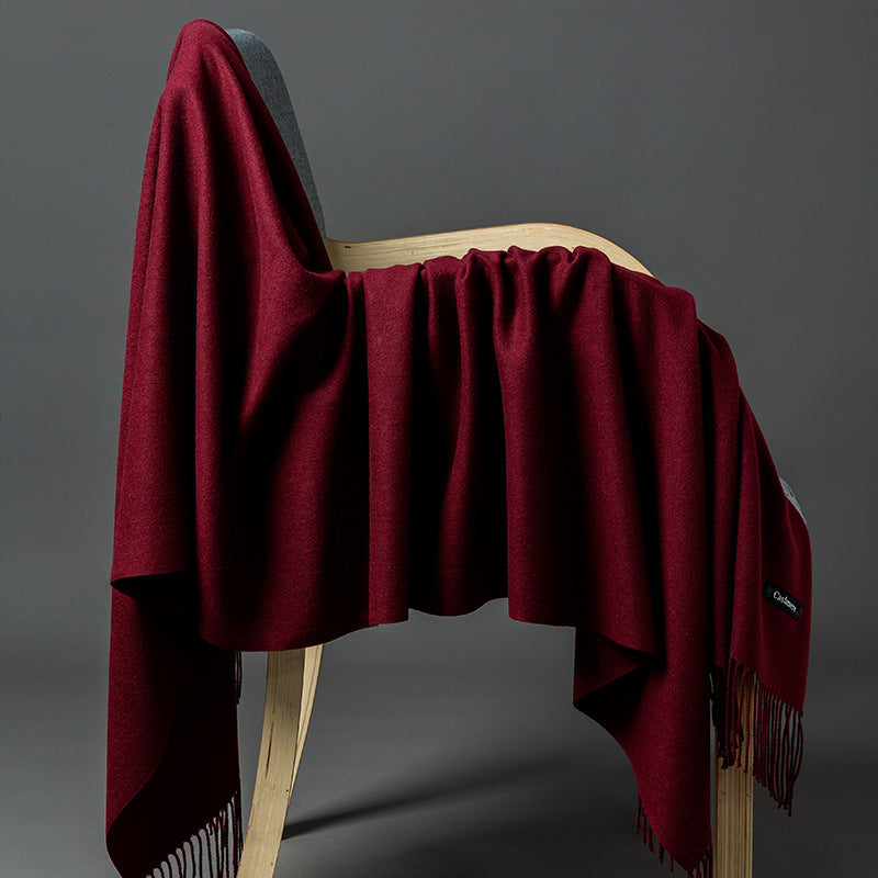 Luxurious Cashmere-Blend Throw Blanket