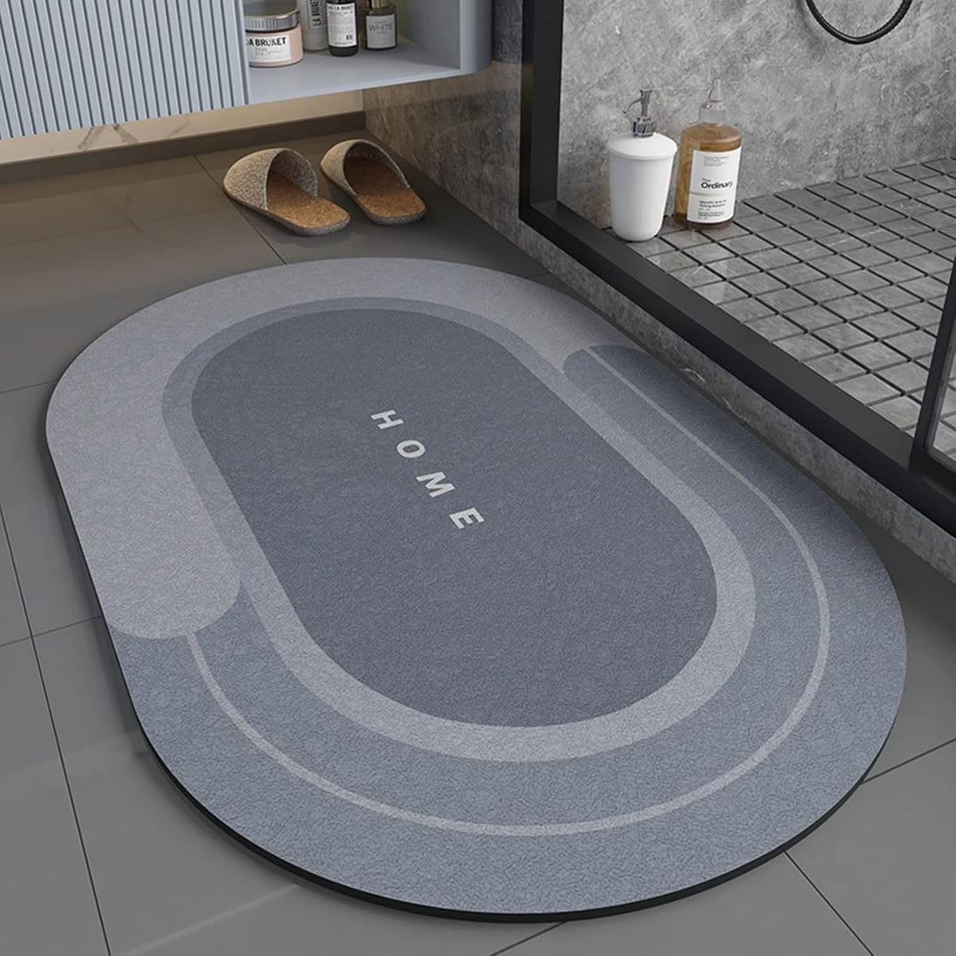 Soft Textured Bath Rug Bowlift