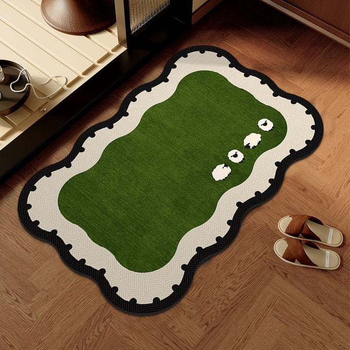 Cloud-Shaped Inspirational Mat