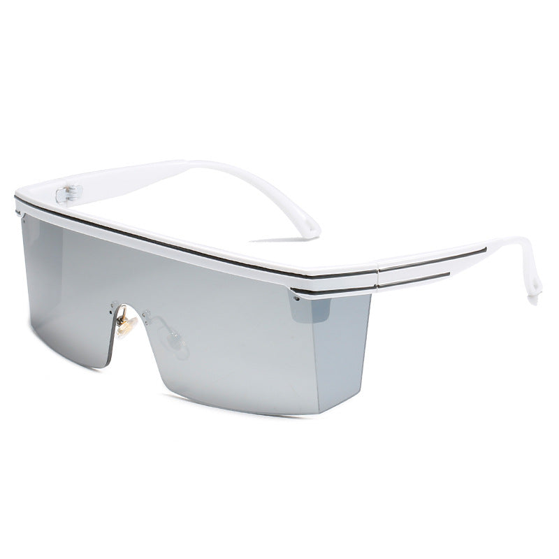 Women's Sporty Sunglasses with Futuristic Design and Unobstructed Field of View Bowlift