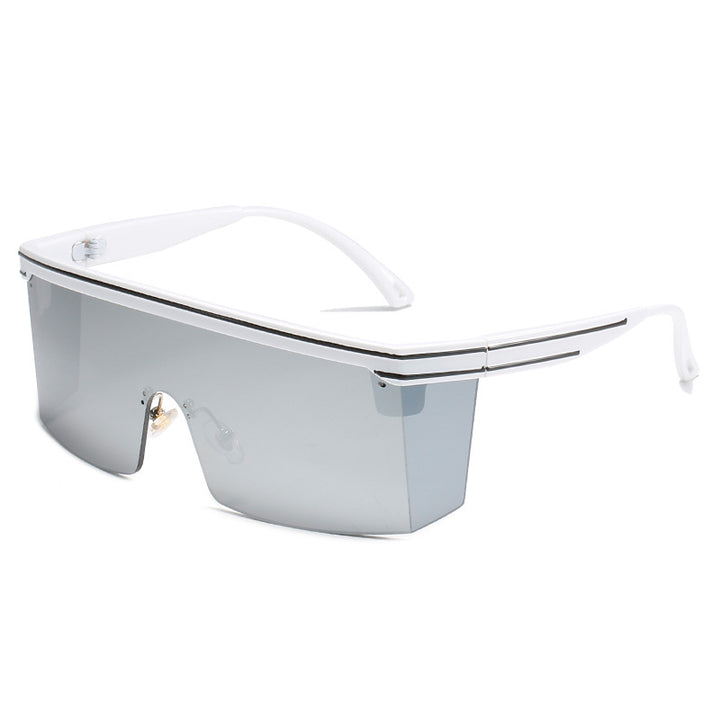Women's Sporty Sunglasses with Futuristic Design and Unobstructed Field of View Bowlift