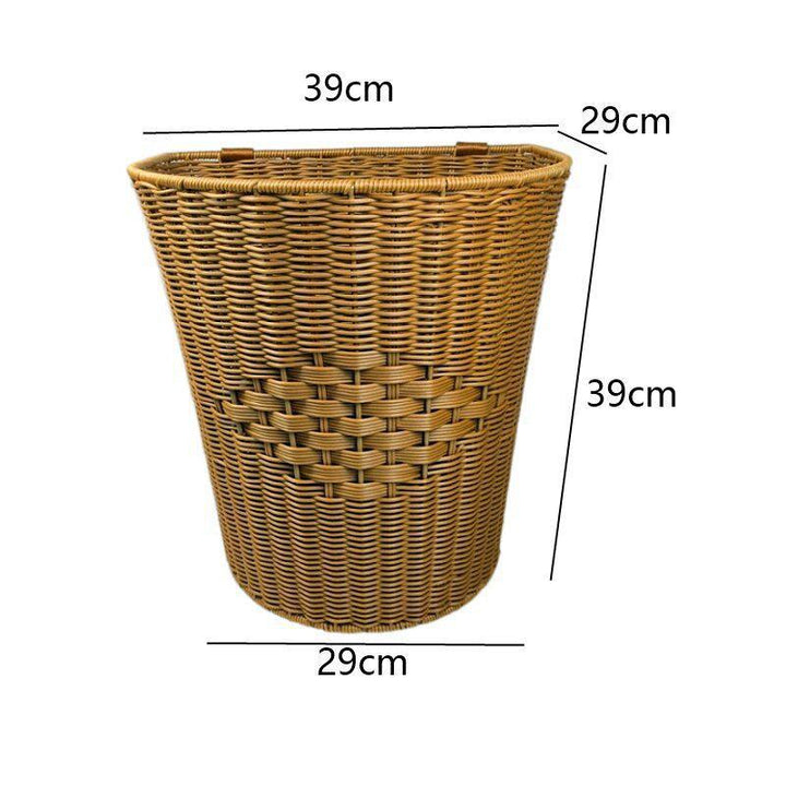 Modern Woven Laundry Basket Bowlift