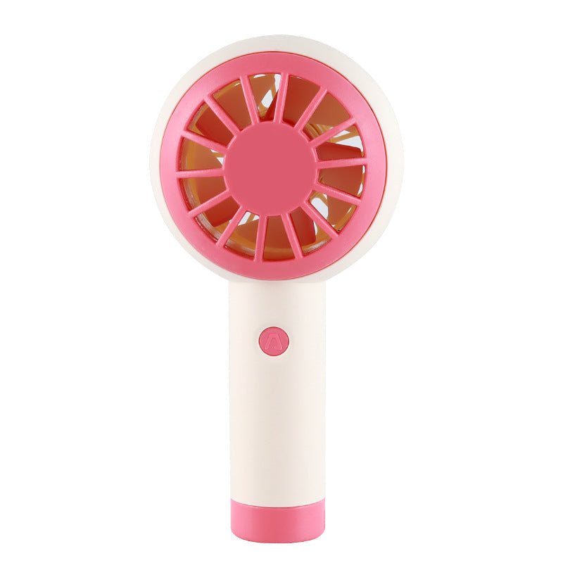 Women's portable hand fan with ergonomic design and quiet operating function Bowlift