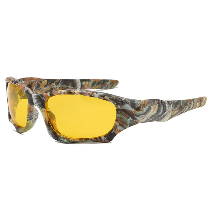 Performance Wraparound Polarized Sunglasses with UV Protection Bowlift