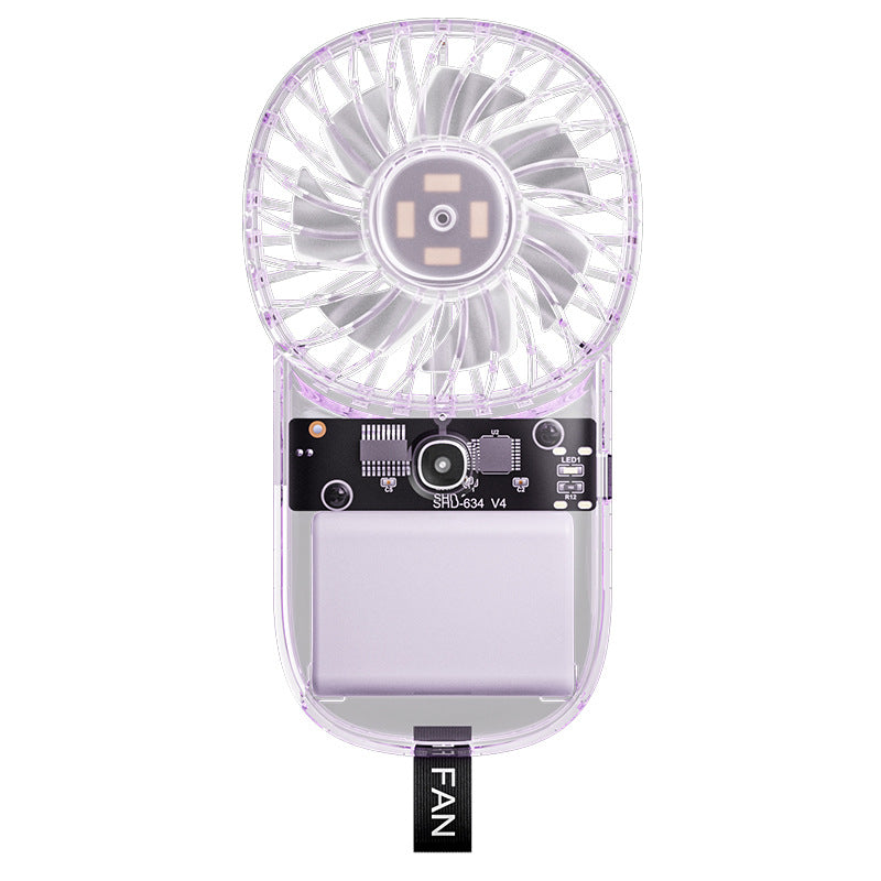 Ladies Portable Mini Hand Fan with Ergonomic Design Bowlift