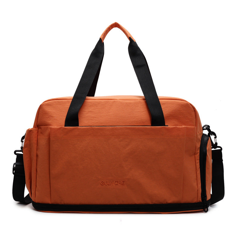 Practical Travel Bag With Versatile Compartment Configuration Bowlift