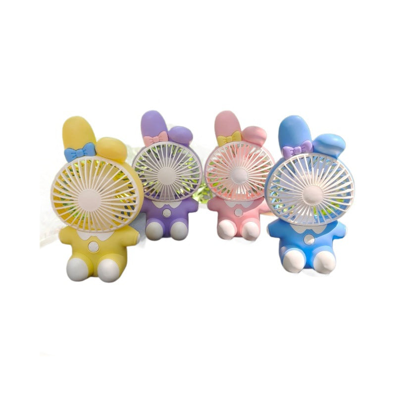 Women Portable Character Fan Bowlift