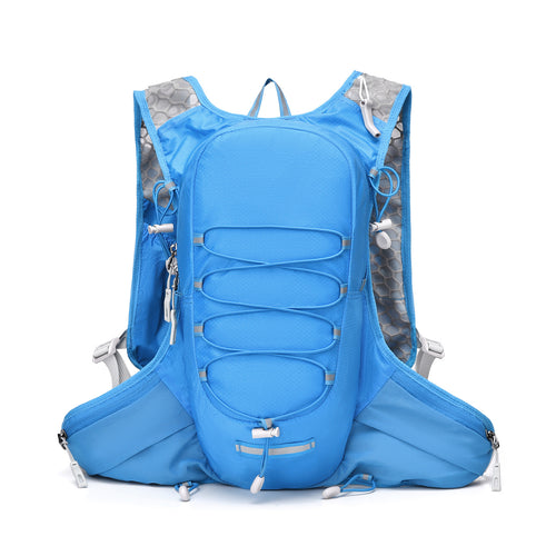 Unisex nan ultra-light running and drinking backpack with hydration bladder compartment, breathable mesh back padding, and hip pockets Bowlift