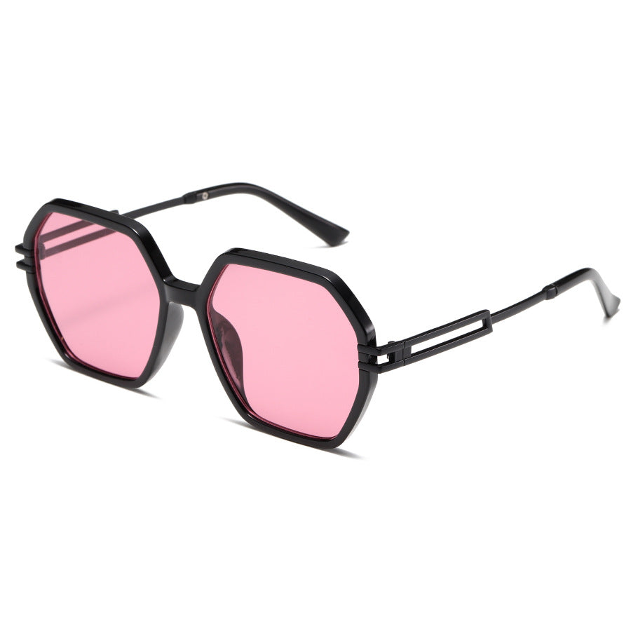 Women's fashionable sunglasses in avant-garde hexagon design Bowlift