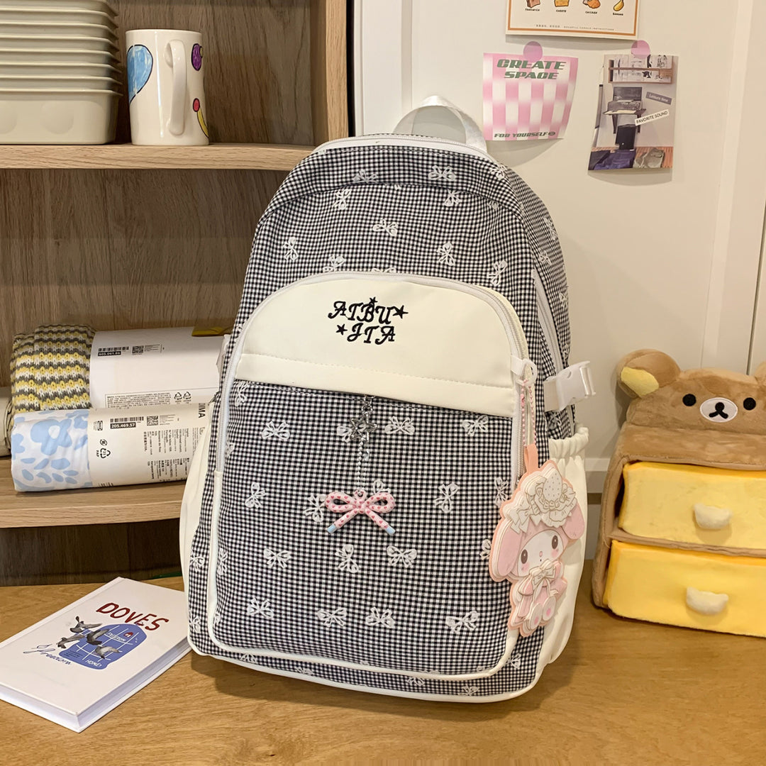Charming Patterned School Backpack