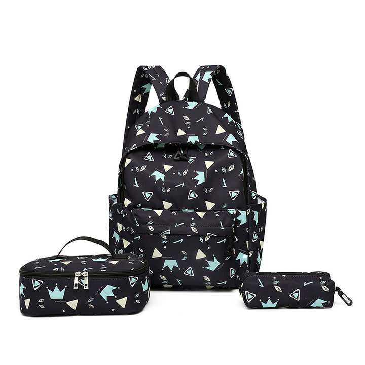 Stylish backpack with separate lunch container and pencil case Bowlift