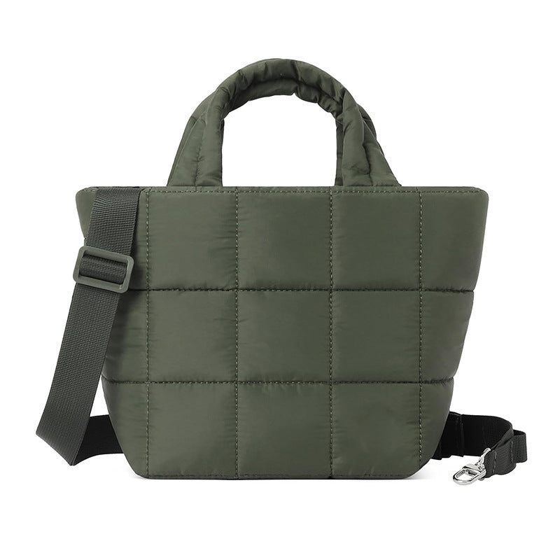 Padded Handbag with Removable Shoulder Strap Bowlift