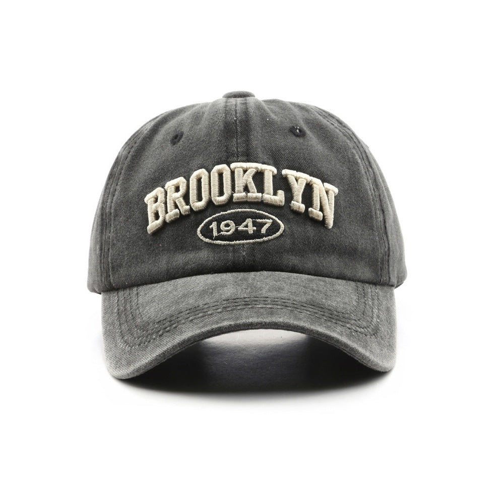 Men's Distressed Cotton Dad Cap Bowlift