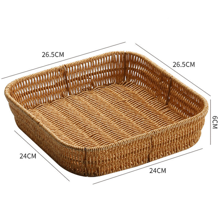 Decorative Rattan Serving Bowlift