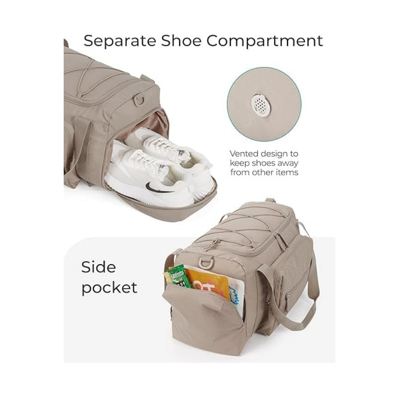 Versatile sports and travel bag with adjustable straps Bowlift