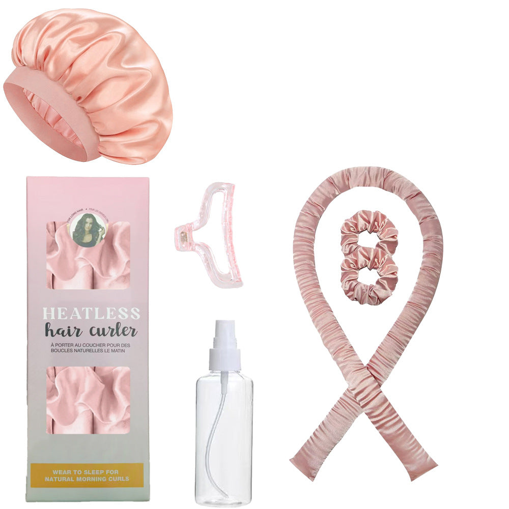 Heatless Curling Set with Headband and Accessories