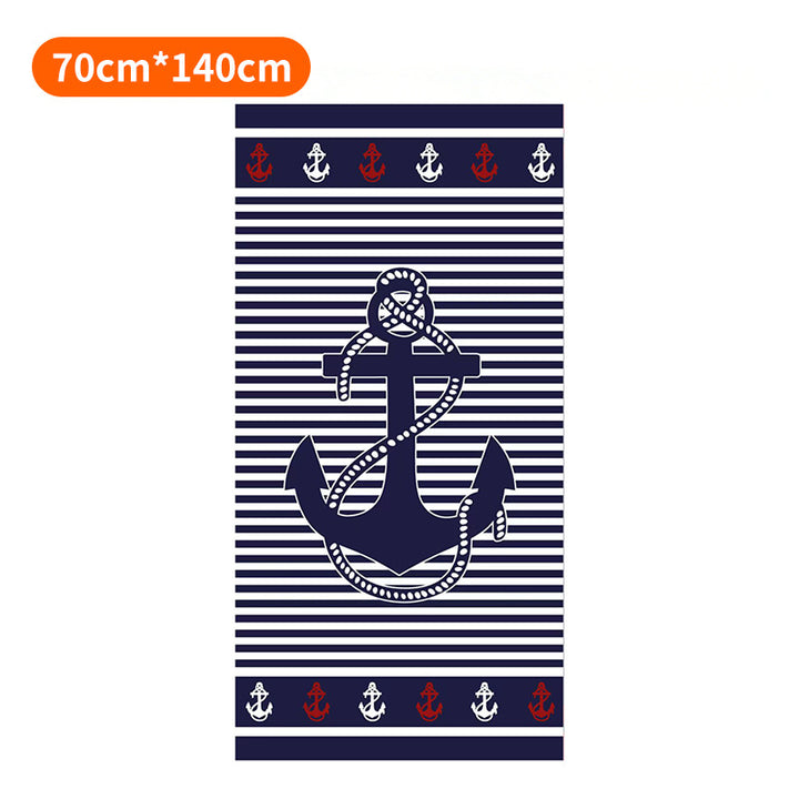 Beach towel with tropical flamingo design Bowlift