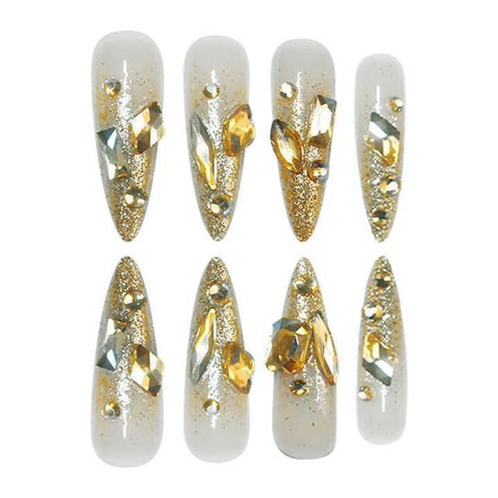 Glamorous Stiletto Press-On Nail Extensions Bowlift