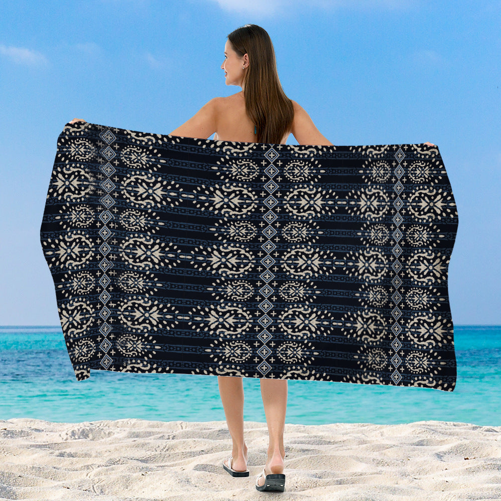 Beach towel with exclusive geometric pattern Bowlift