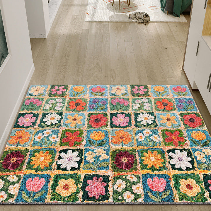 Floral Patchwork Area Rug Bowlift