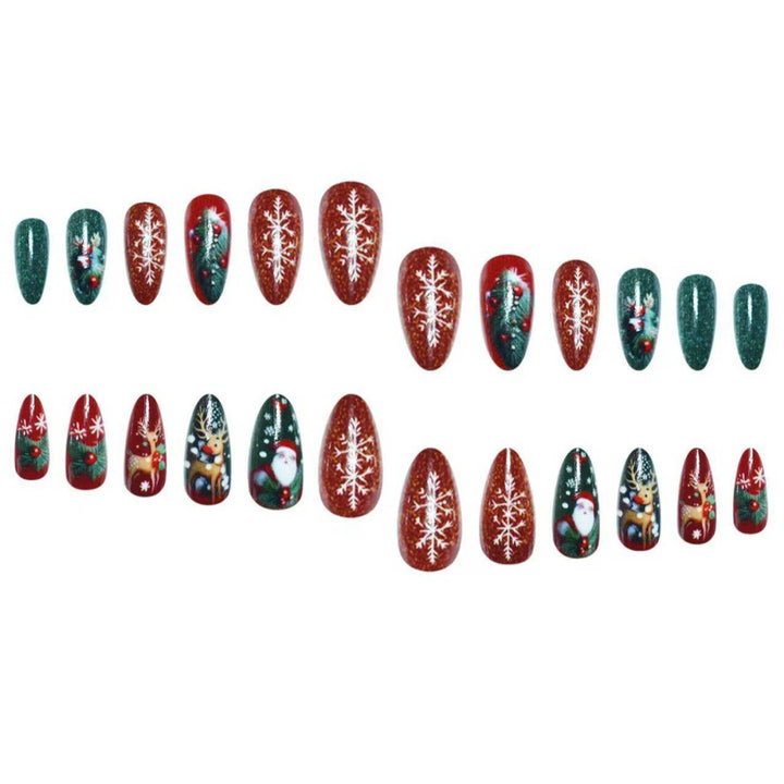 Holiday Themed Decorative Nail Art Bowlift