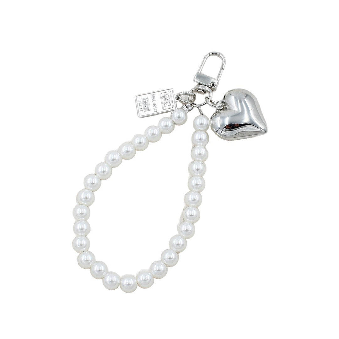 Elegant Pearl Beaded Keychain Bowlift