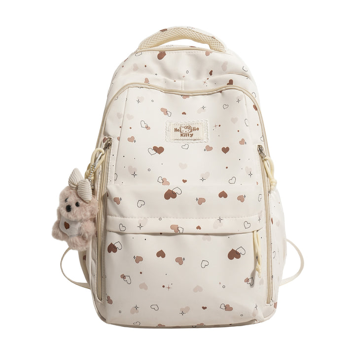 Cute Heart-Patterned Backpack Bowlift