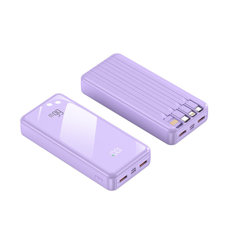 Ultra-slim power bank with multiple charging options Bowlift