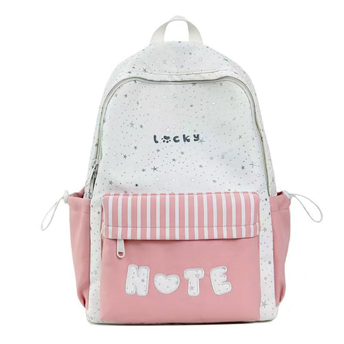 Starry-Themed Casual Backpack Bowlift
