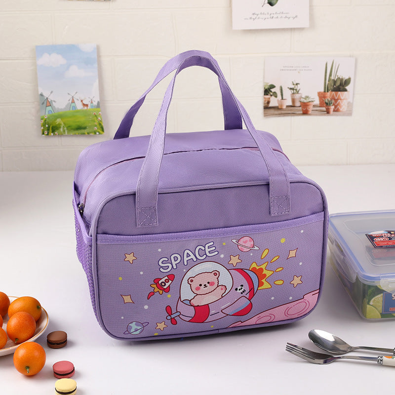 Insulated Kids' Lunch Bag with Cute Bear Design Bowlift