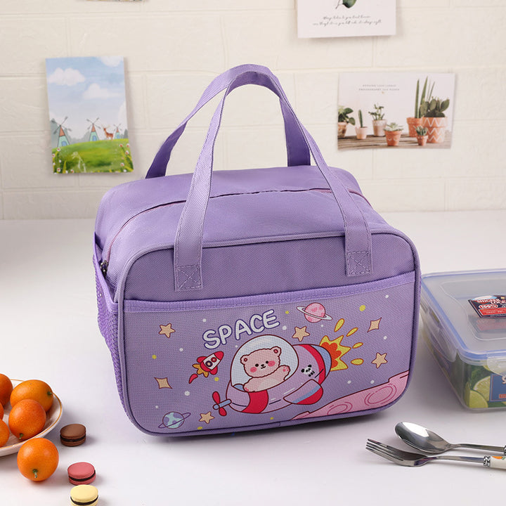Insulated Kids' Lunch Bag with Cute Bear Design Bowlift