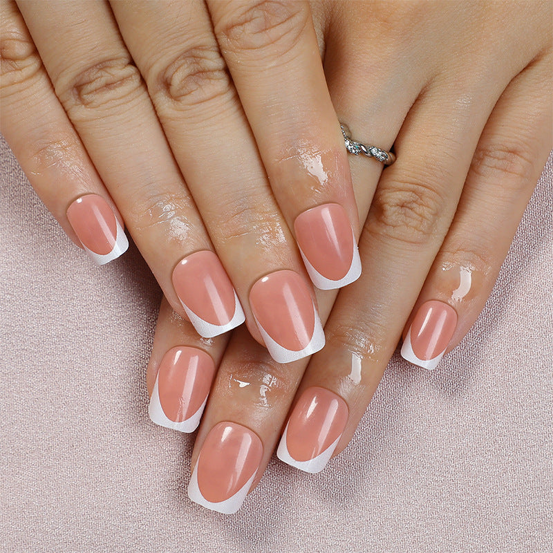 Premium Gel Press-On Nail Set with Glossy Finish Bowlift