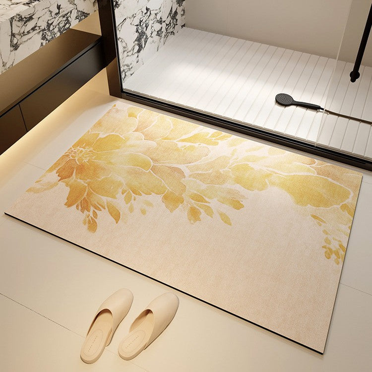 Artistic Bathroom Mat Bowlift