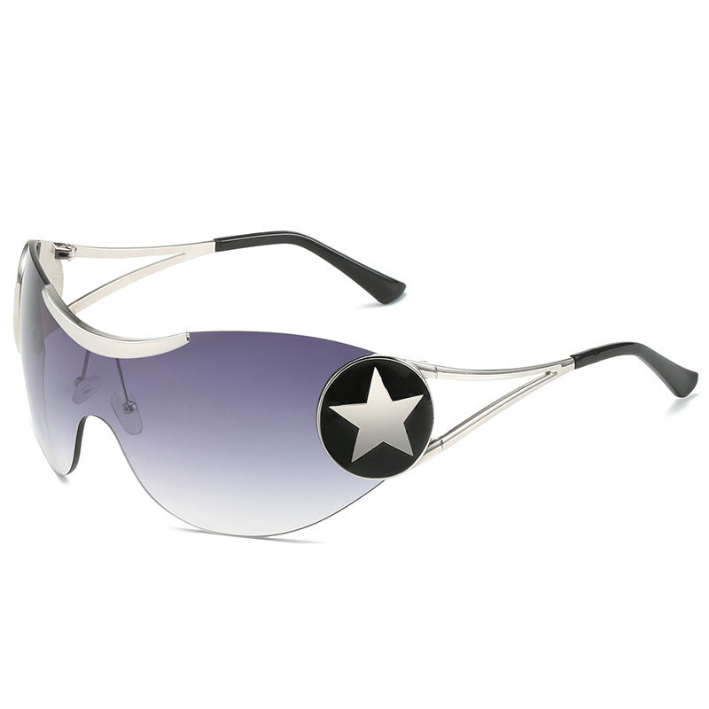 Futuristic Visor Shield Sunglasses Bowlift