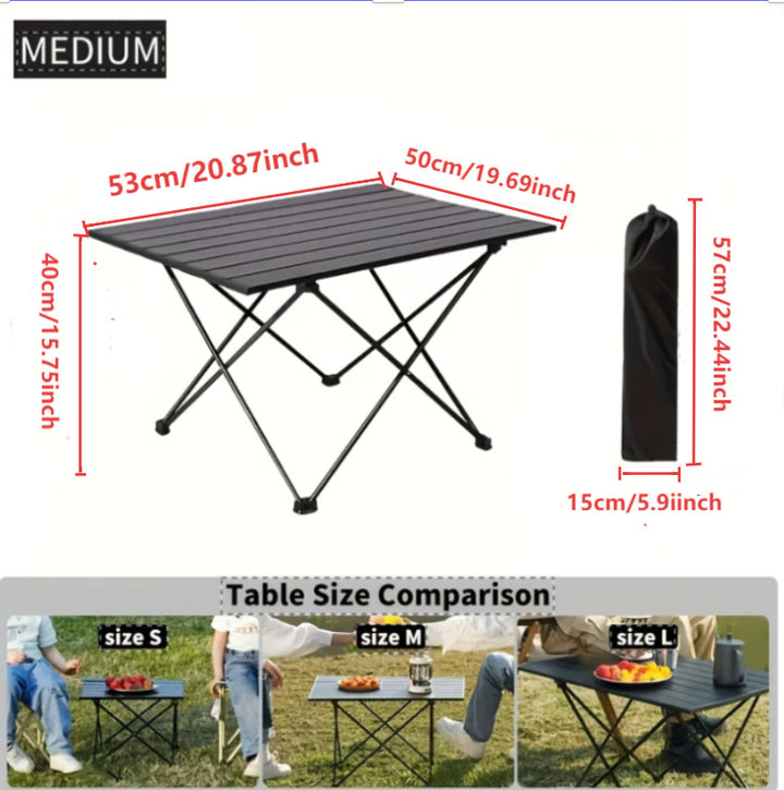 Ladies Lightweight Camping Folding Table Bowlift