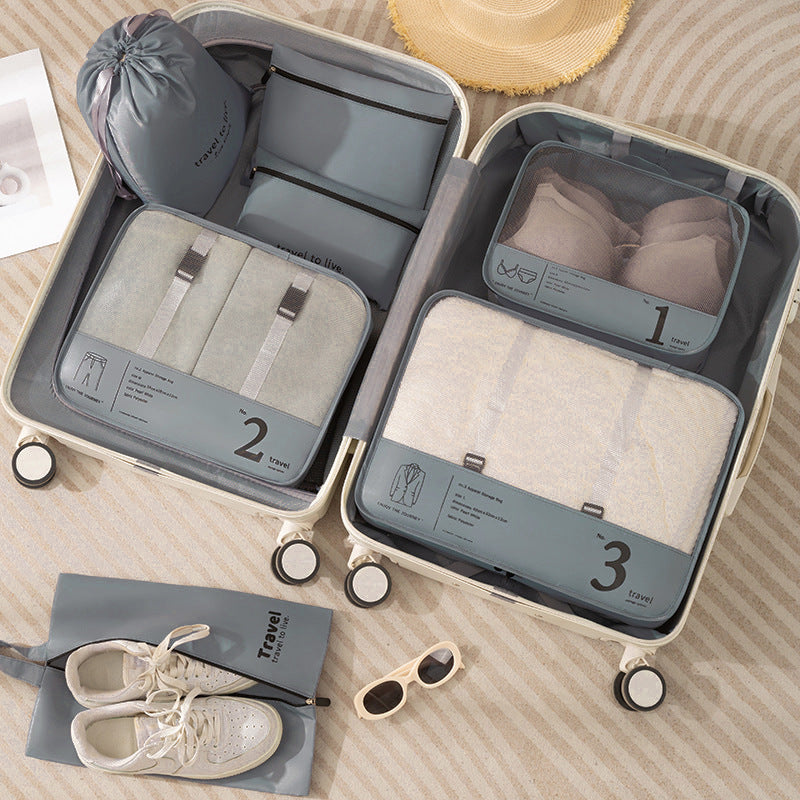 Multi-Compartment Travel Packing Cube Set Bowlift