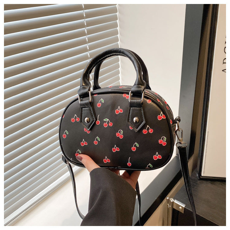 Playful Cherry Print Handbag Bowlift